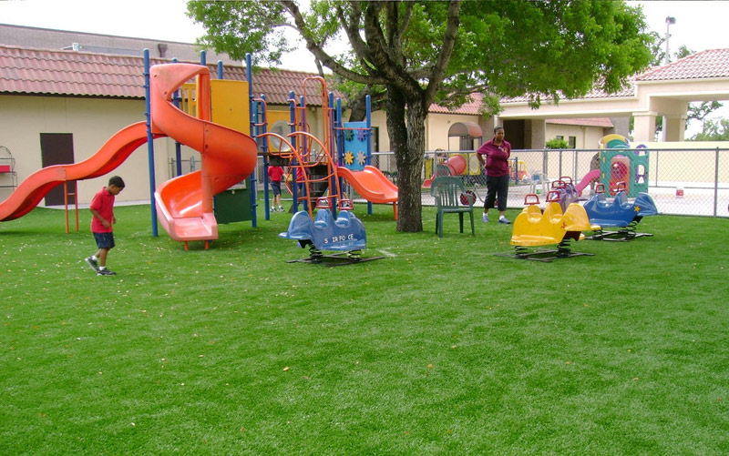 child playground artificial imitation grass